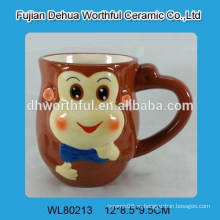 Кружка керамическая обезьяна высокого качества, керамическая чашка обезьяны, керамическая кружка кофе